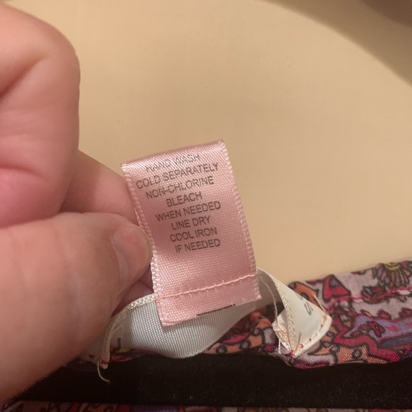 Band of Gypsies XS Boho print long sleeved dress - Picture 9 of 10